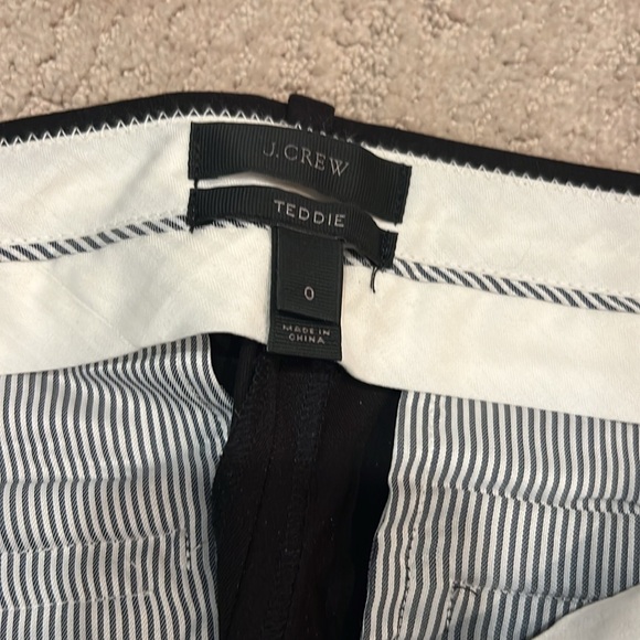 J Crew | Teddie Pants in Black! EUC Like New! - Picture 2 of 8